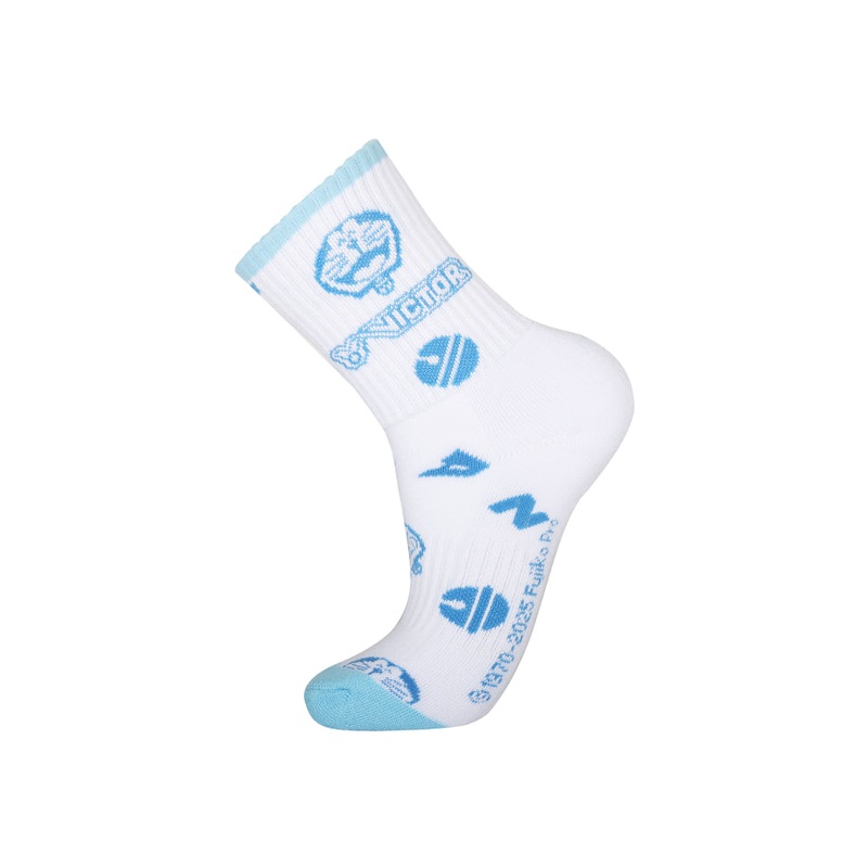 Victor Doraemon Sock SK513DM|SK513DRM-M (Blue)|SK513DRM-E (Yellow/ Blue)|Medium|Large