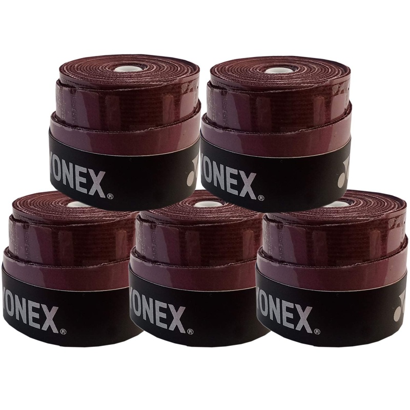 Yonex Etech 902 Over Badminton Grip (Pack Of 5 Brown Grip)