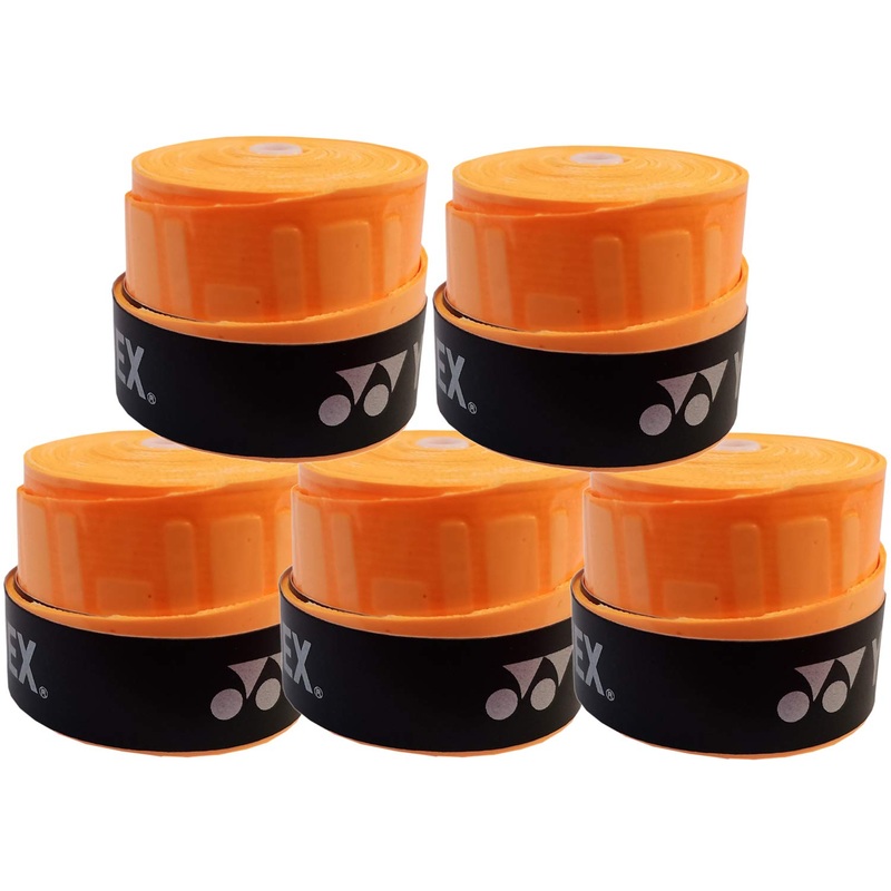 Yonex Etech 902 Over Badminton Grip (Pack Of 5 Orange Grip)