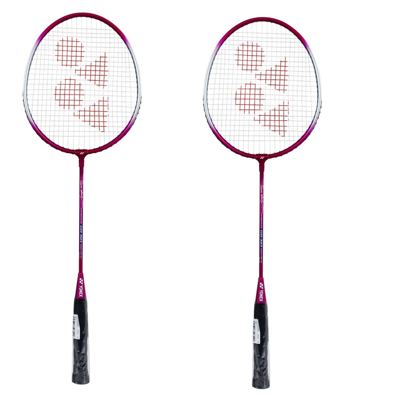 Yonex GR 303 Saina Nehwal Edition Pink Combo Of 2 Rackets Badminton Racket