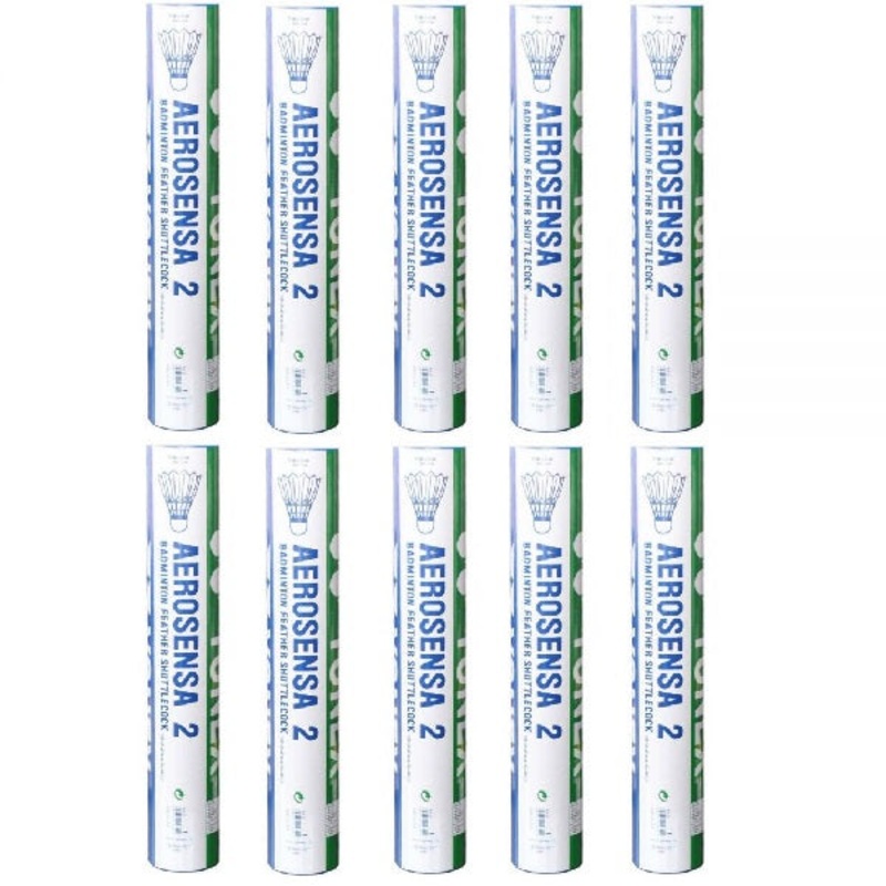Yonex AS 2 (Aerosensa 2) Box of 10 Feather Badminton Shuttlecock