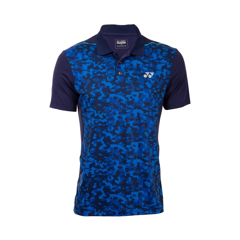 Yonex 1719 Mens Polo Collar T-Shirt Apparel (PATRIOT BLUE)