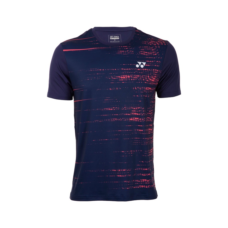 Yonex 1721 Mens Round Neck T-Shirt Apparel (PATRIOT BLUE)