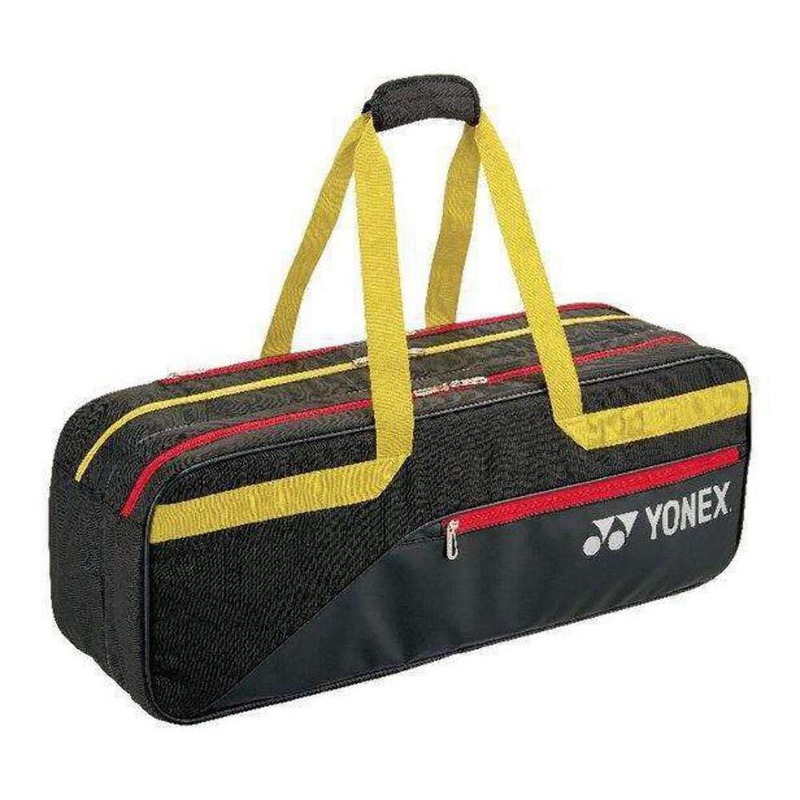 Yonex Active 2-Way Tournament 82031BEX Badminton Kitbag BLACK YELLOW