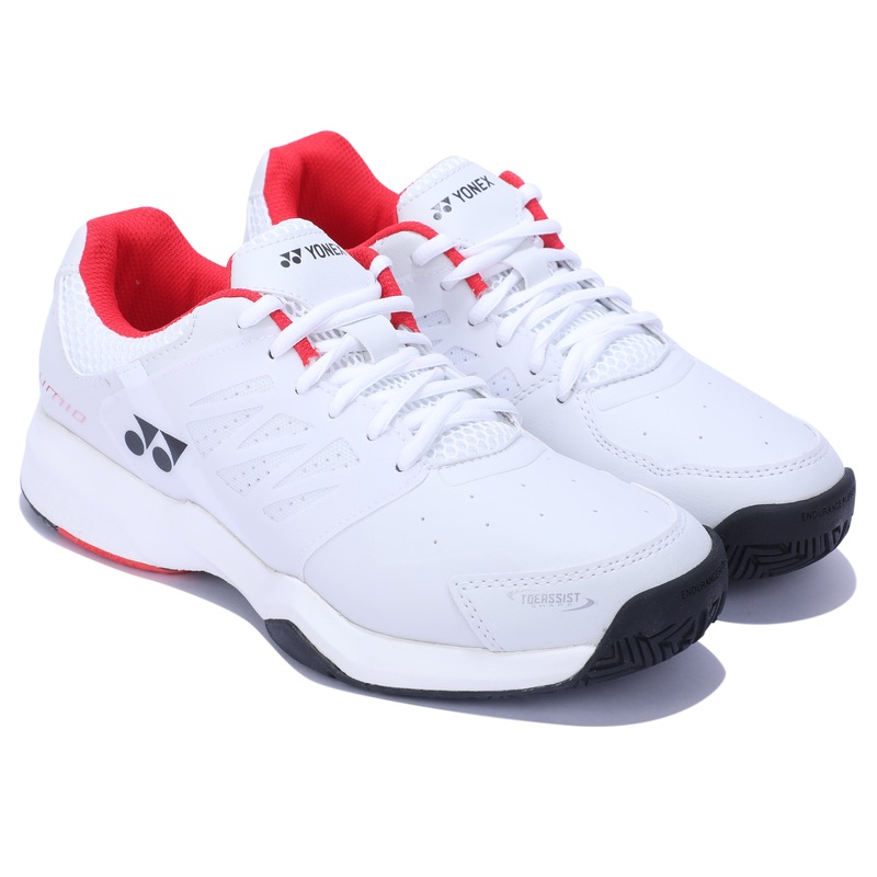 YONEX LUMIO 3 EX TENNIS SHOE POWER COUSIN (WHITE RED)