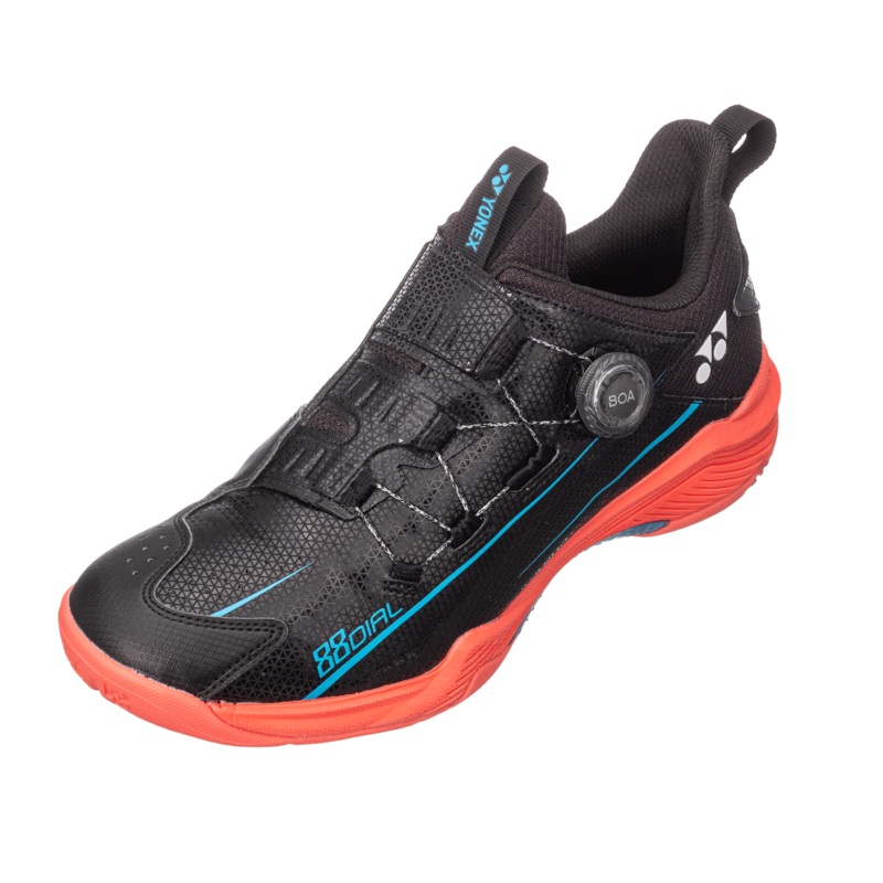 Yonex SHB 88 DIAL 2 EX Power Cushion Badminton Shoe (With BOA Technology) BLACK RED