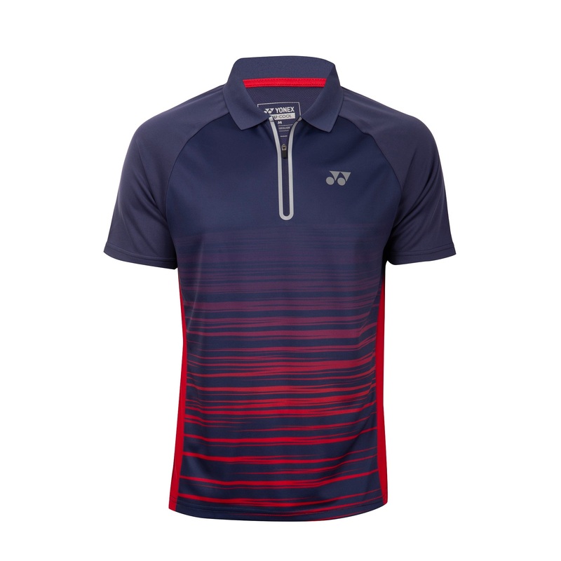 Yonex1722 Mens Polo Collar T-Shirt Apparel (BLUE DEPTH)