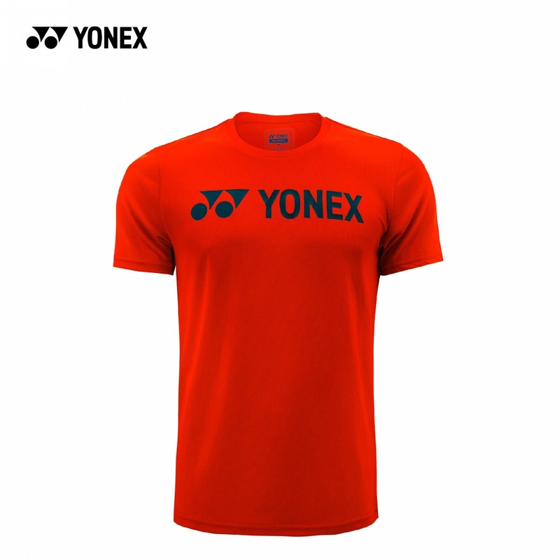 Yonex 1007  Mens T-Shirt Apparel Cherry Tomato Black