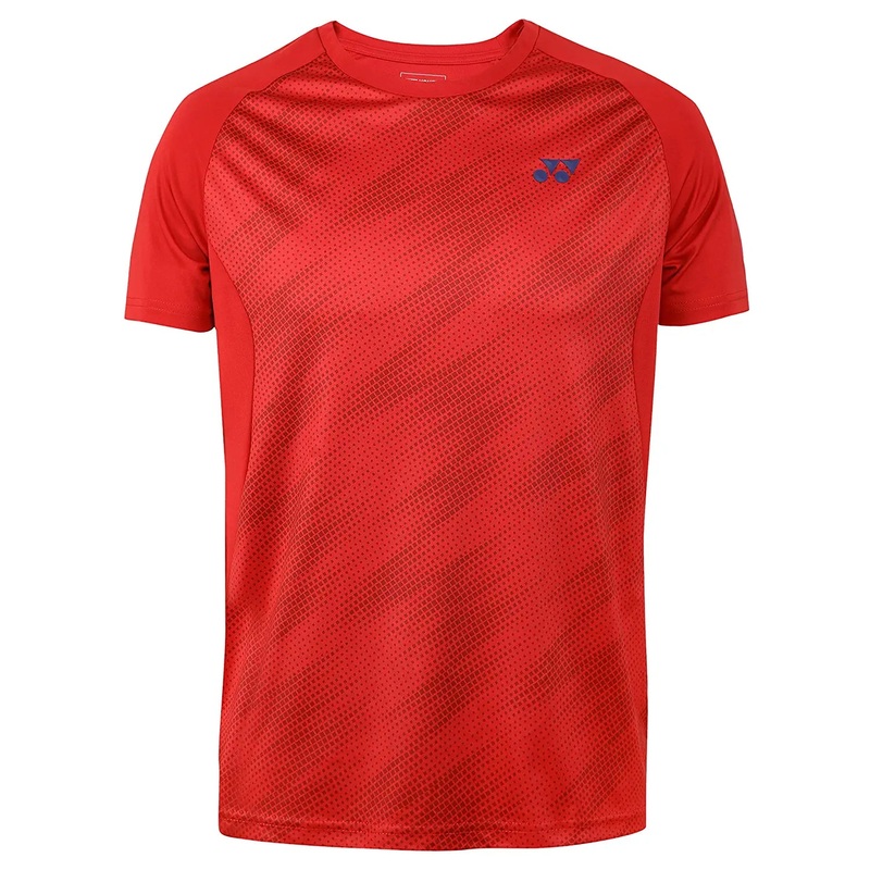 Yonex 1613 Mens Round Neck T-Shirt Apparel TANGO RED