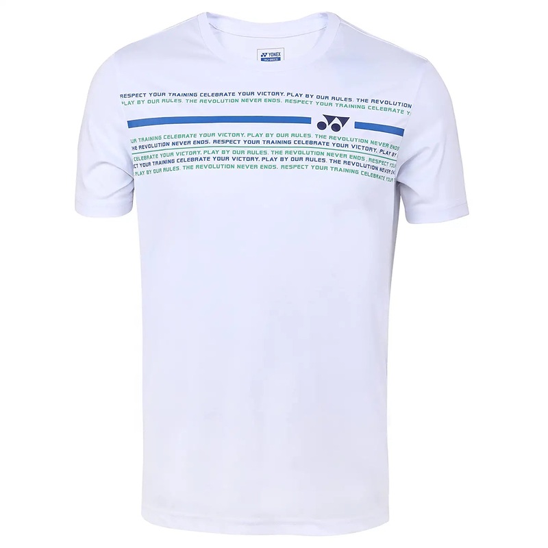 Yonex 1873 Mens Round Neck T-Shirt Apparel WHITE