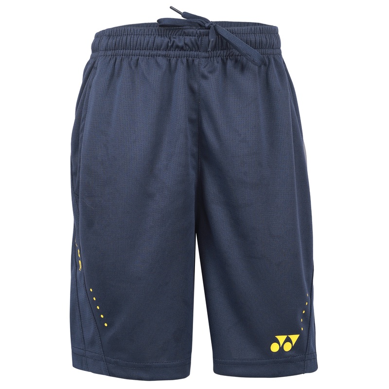 Yonex 2335 Mens Short Apparel MOOD INDIGO VIBRANT YELLOW