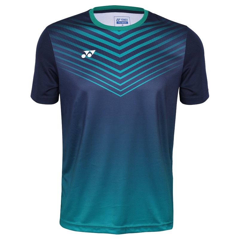 Yonex 2462 Mens Round Neck T-Shirt Apparel DENIM NAVY