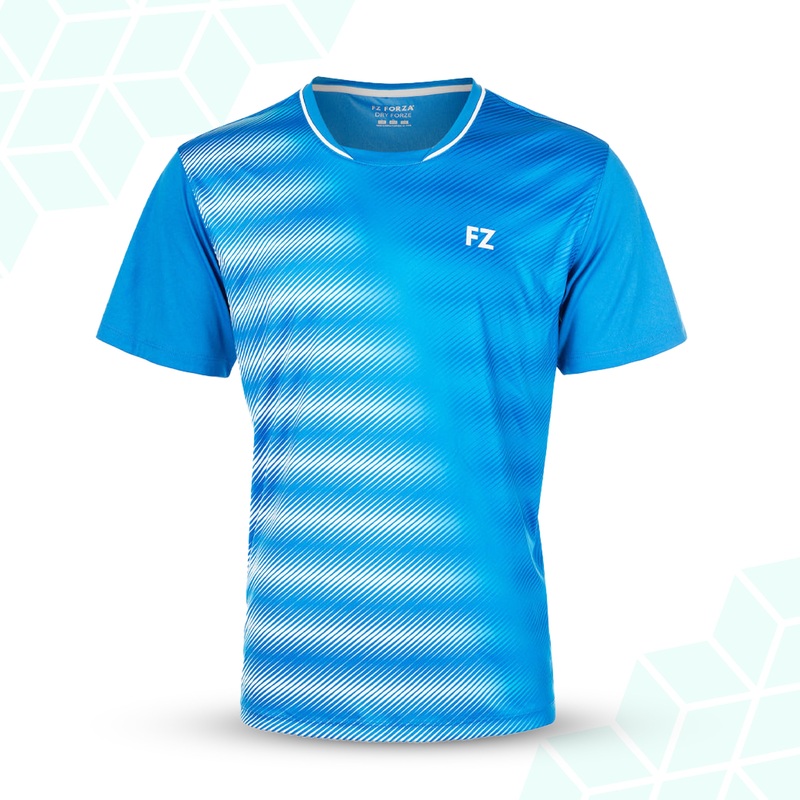 FZ Forza DryForze Men Hudson Badminton T-Shirt – Estate Blue