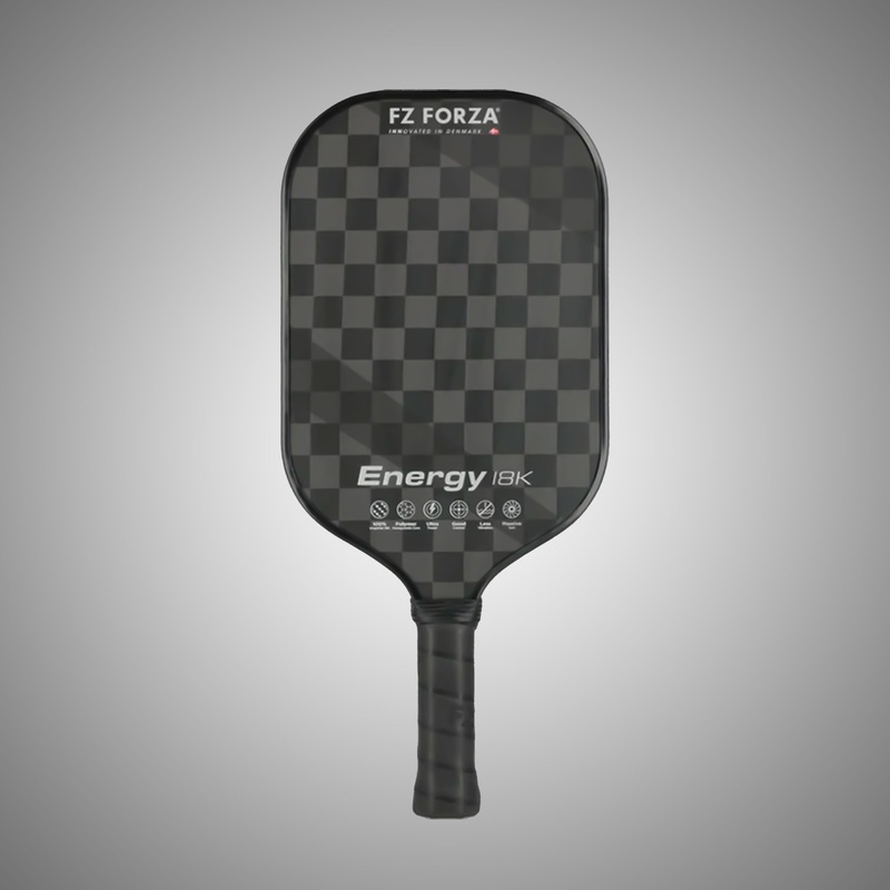 FZ Forza Energy 18K Pickleball Paddle  Black (FZ230308)