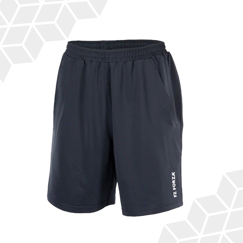 FZ Forza Moisture Wicking Men’s Badminton Goose Shorts – Black