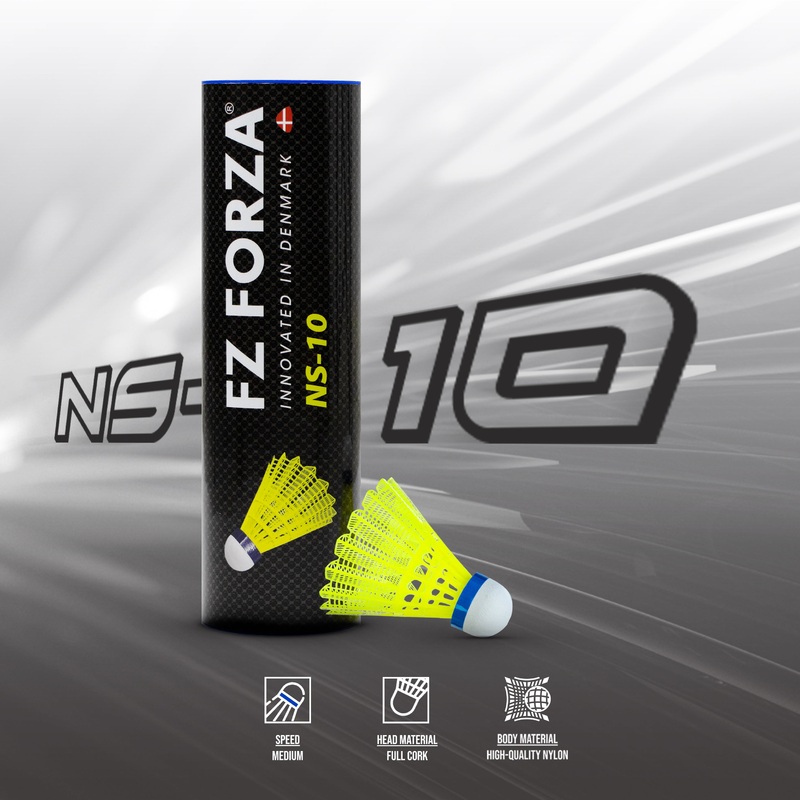 FZ Forza NS 10 Nylon Medium Speed Badminton Shuttlecock – 6 Pieces