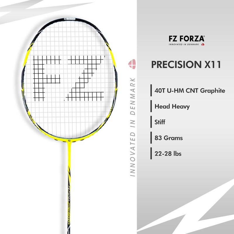 FZ Forza Precision X11 Unstrung Badminton Racket – 4U/G5 For Advanced Players
