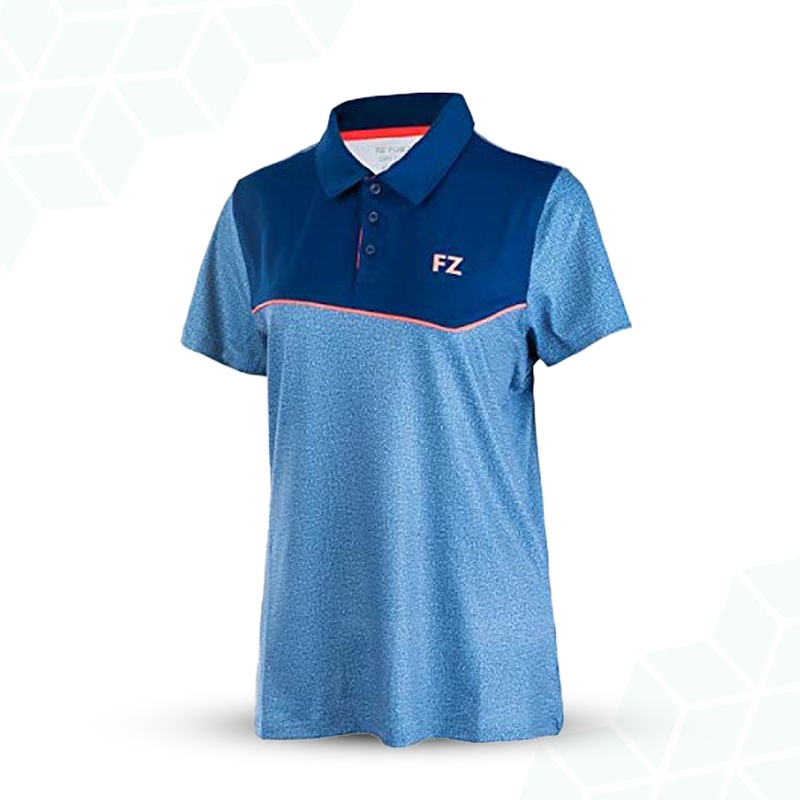 FZ Forza Unisex Dhaka Polo Badminton T-Shirt – Estate Blue