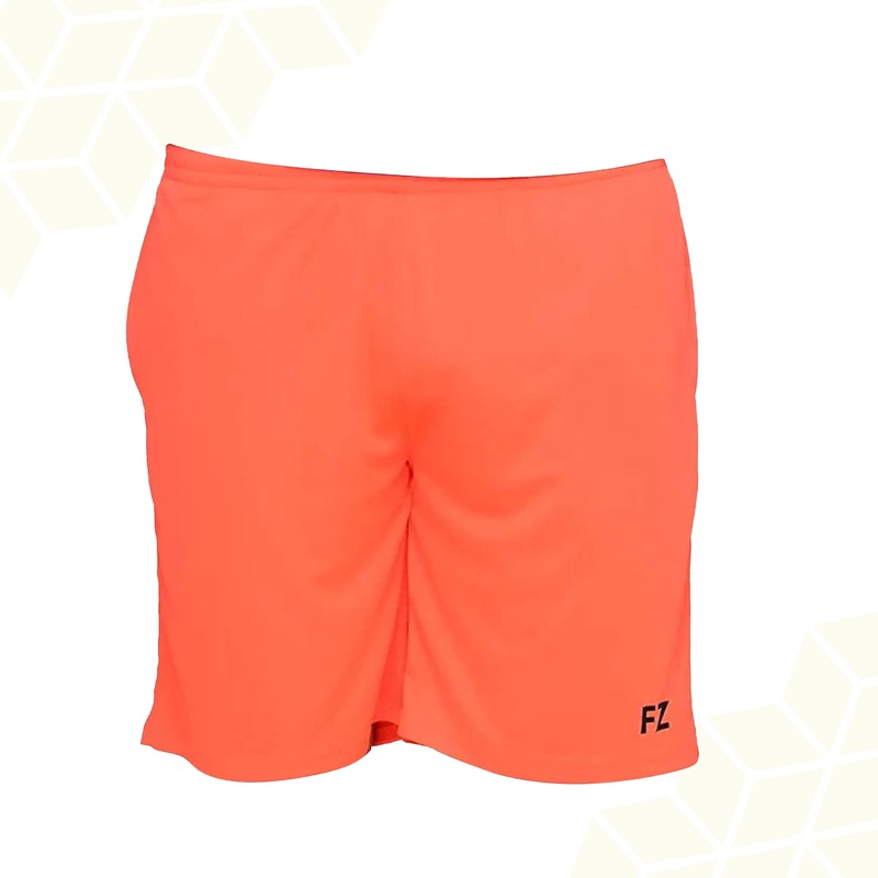 Fz Forza Unisex Stylish Look Anti-Static Badminton Landers Shorts – Fiery Coral