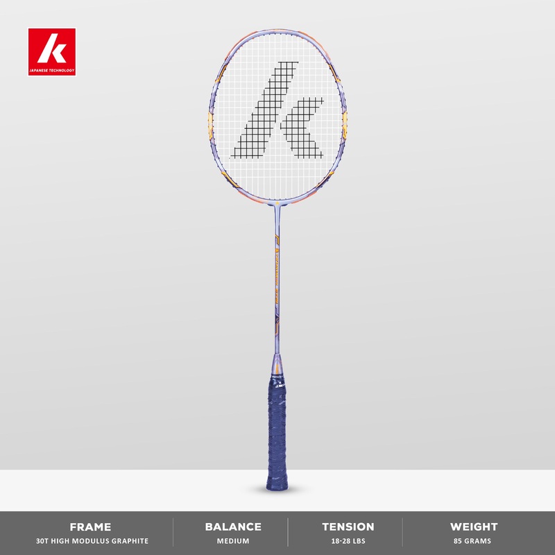 Kawasaki Hammer 6770 Unstrung Badminton Racket – 3U/G1 For Intermediate Players