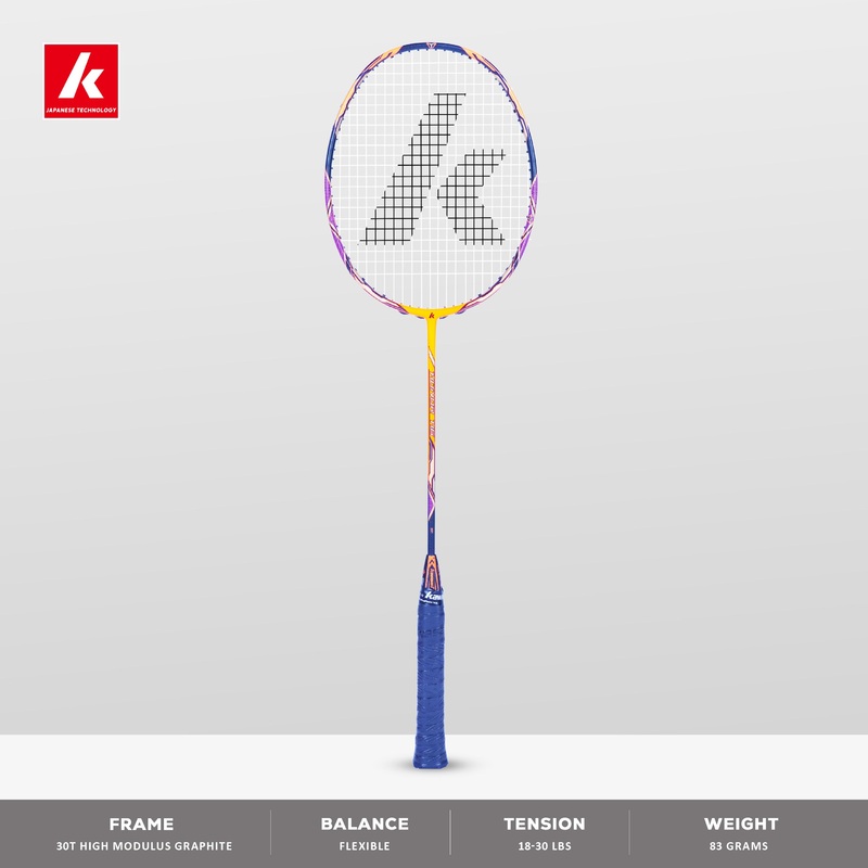 Kawasaki Honor H6 Unstrung Badminton Racket – 4U/G1 For Intermediate Players