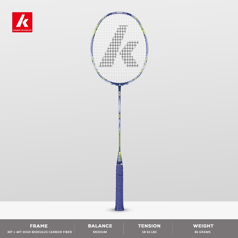 Kawasaki Nezer 19 II Unstrung Badminton Racket – 3U/G1 For Advanced Players
