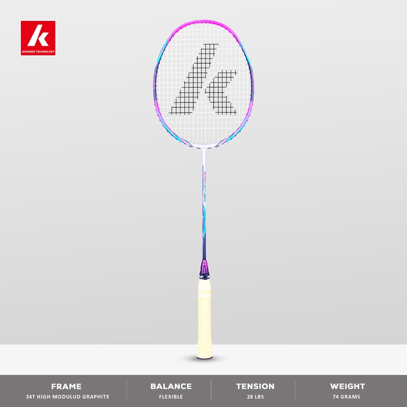 Kawasaki Super Light 6800 Unstrung Badminton Racket – 6U/G1 For Intermediate Players