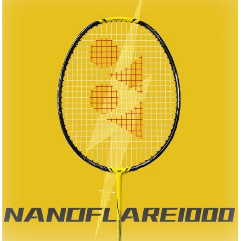 (Free String) Yonex Nanoflare 1000Z Badminton Racquet 4UG6 Yellow