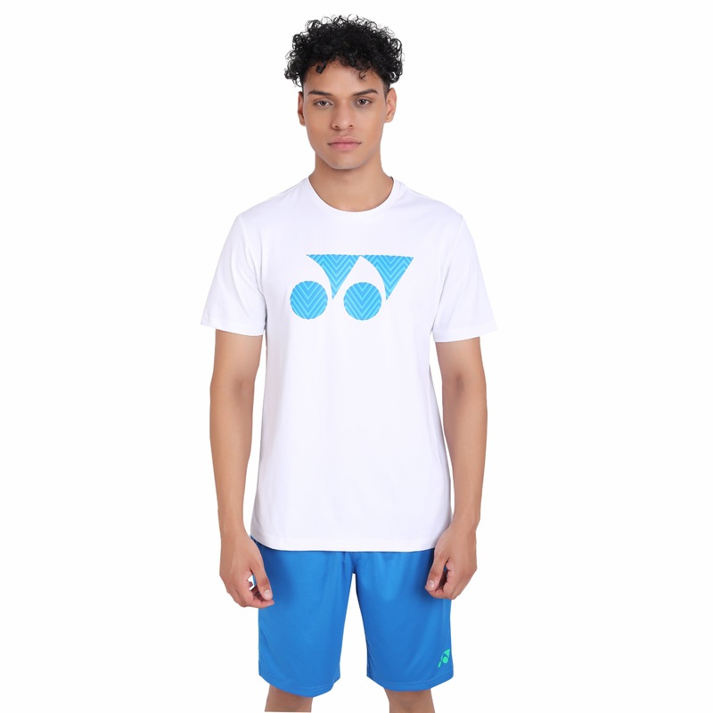 Yonex 2326  Mens Round Neck T-Shirt Apparel White