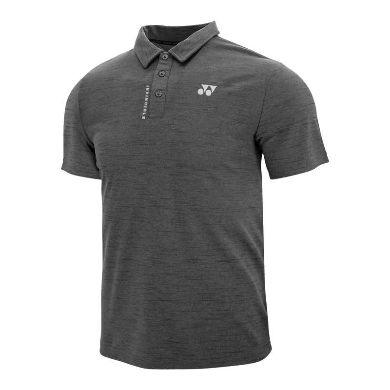 Yonex 2415 Mens Polo Collar T-Shirt Apparel Jet Black