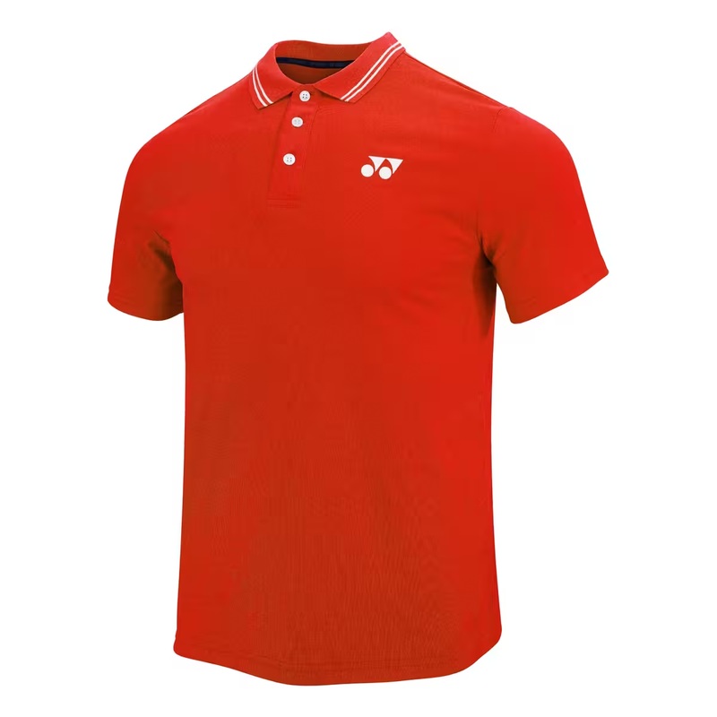 Yonex 2416 Mens Polo Collar T-Shirt Apparel FIERY RED