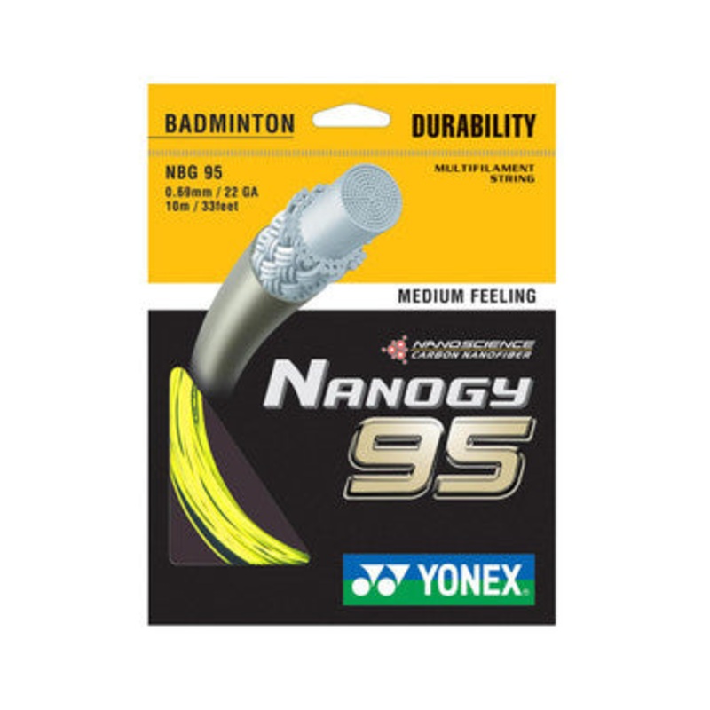 Yonex String Nanogy 95 Flash Yellow Single Pack 10M