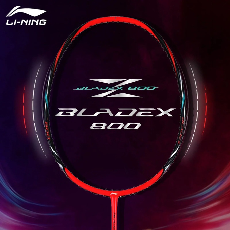 (Free String) Li-Ning Bladex 800 Badminton Racquet 4UG5 Red/Black