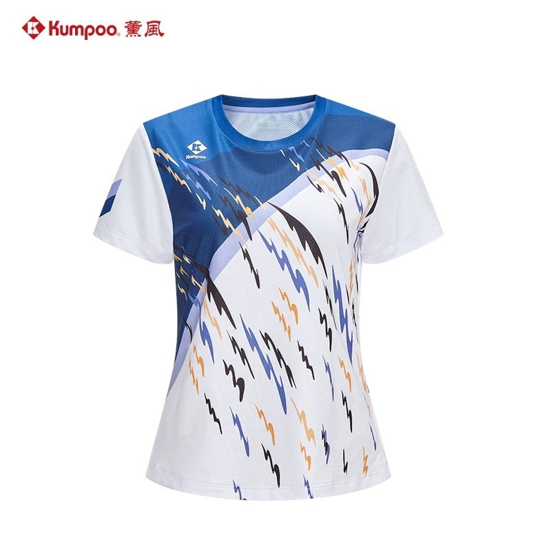 Kumpoo Apparel WOMEN KW-4021 Blue (See Size Chart)