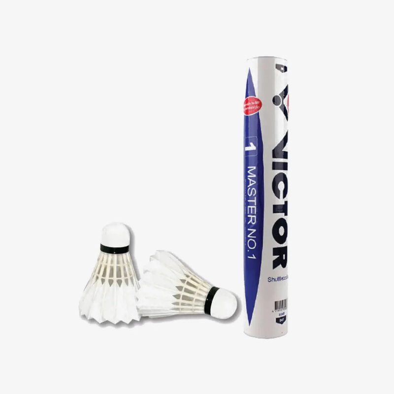 Victor Shuttlecocks Master No.1 BWF Approved Tournament Grade Speed 78 One Dozen
