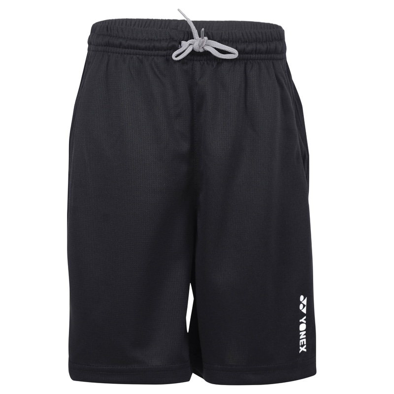 Yonex 2338 Junior Short Apparel JET BLACK WHITE
