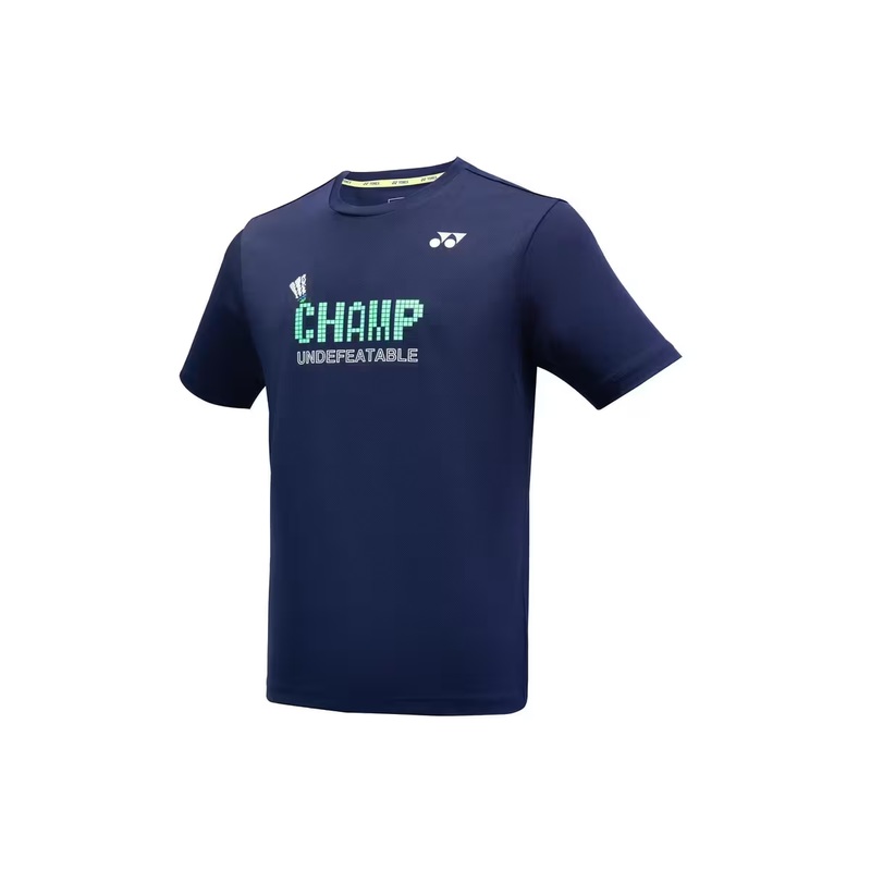 Yonex 2407 Mens Round Neck T-Shirt Apparel Maritine Blue