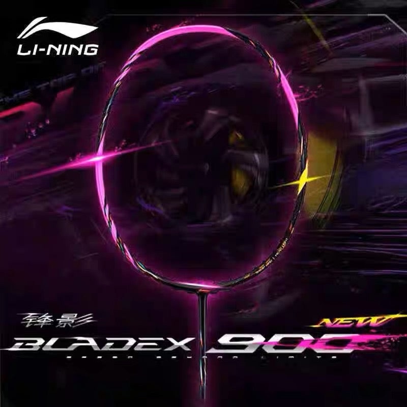 (Free String) Li-Ning Bladex 900 Badminton Racquet 4UG6 Raspberry