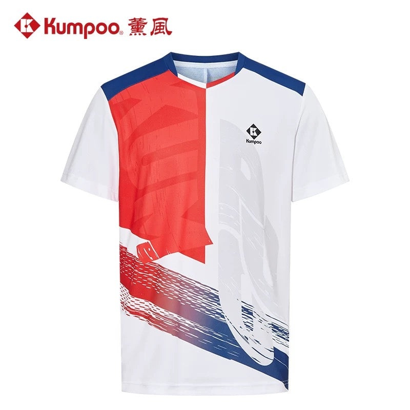 Kumpoo Apparel MEN KW-4115 White (See Size Chart)