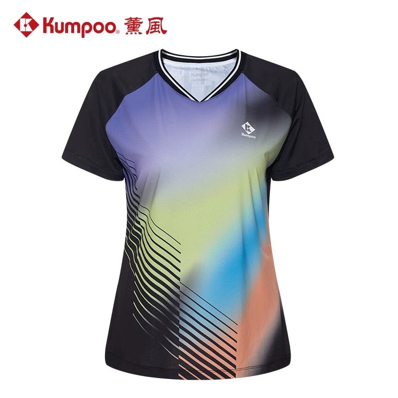 Kumpoo Apparel WOMEN KW-4208 Black (See Size Chart)