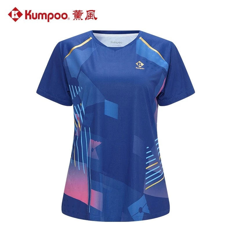 Kumpoo Apparel WOMEN KW-4209 Blue (See Size Chart)
