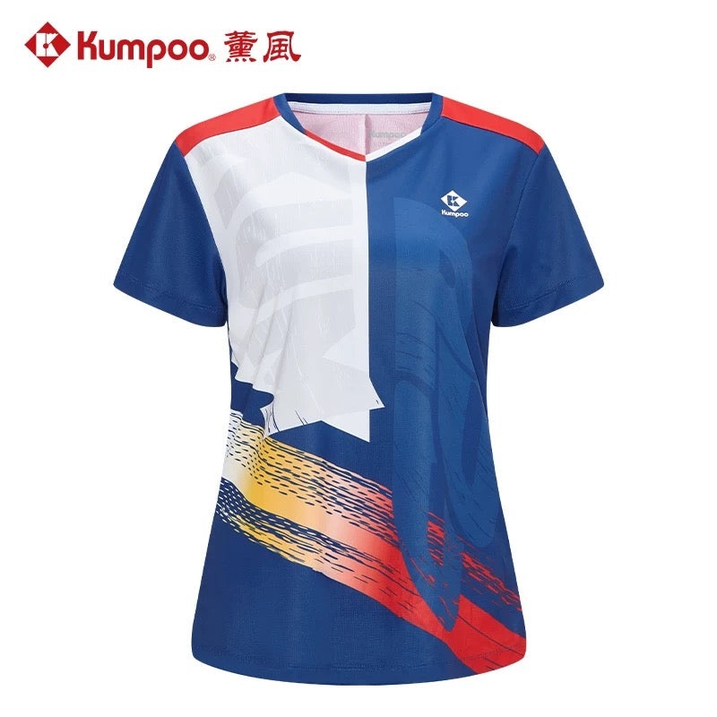 Kumpoo Apparel WOMEN KW-4215 Blue (See Size Chart)