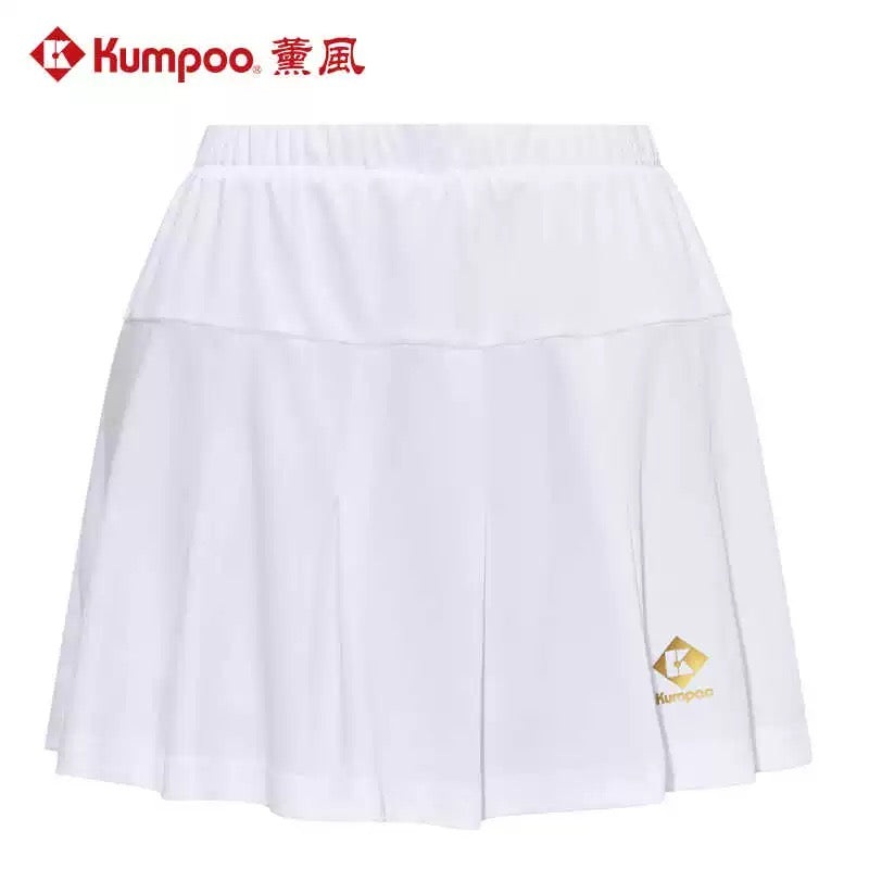 Kumpoo Skort KP-422 White (See Size Chart)