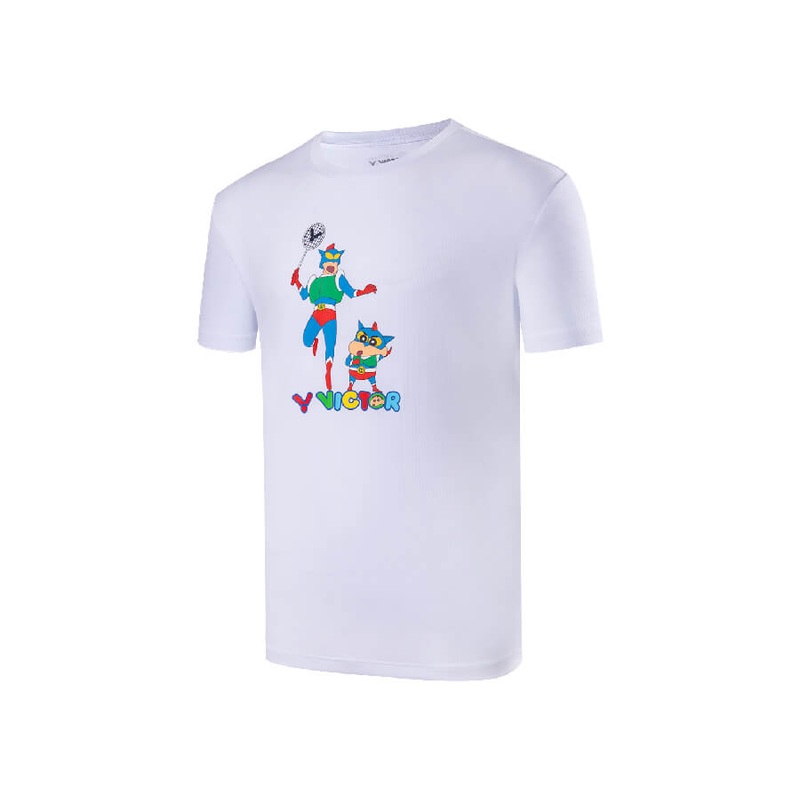 Victor X Crayon Shin-Chan Sports Shirt T-402CSA White UNISEX