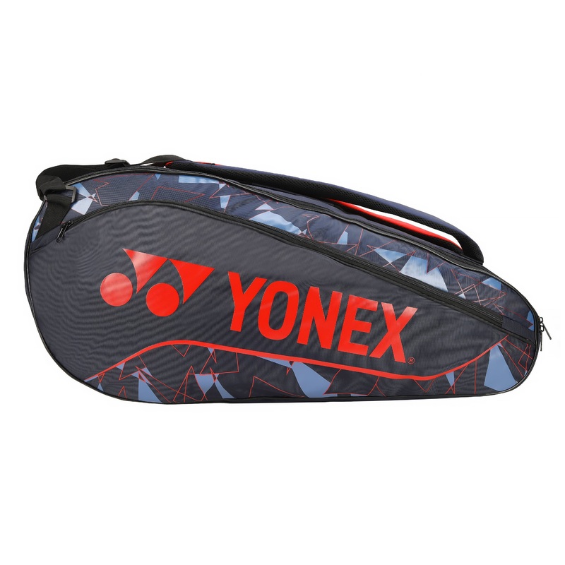 Yonex 2326 T01 BT6 Badminton Kitbag (With Shoe Pocket) Indigo Fog Hyper Red