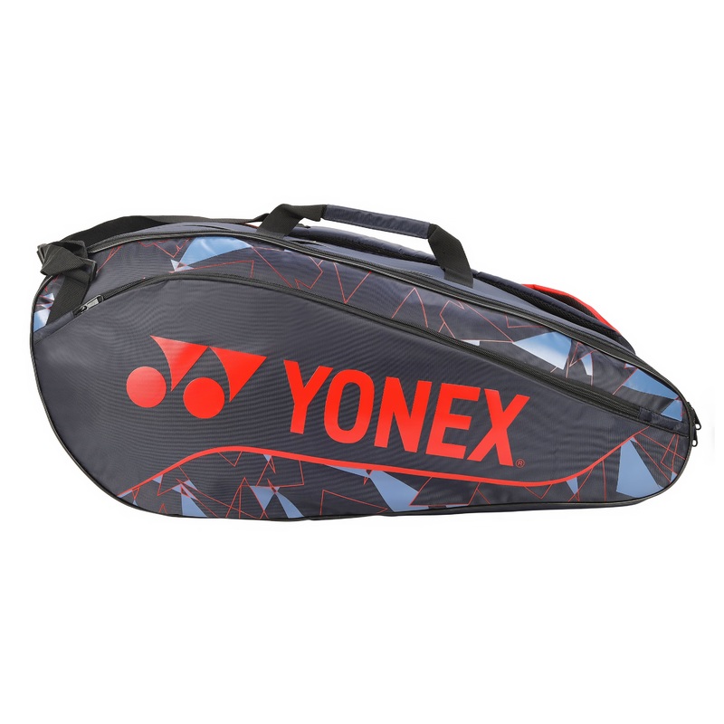 Yonex 2329 T01 BT9 Badminton Kitbag (With Shoe Pocket) Indigo Fog Hyper Red