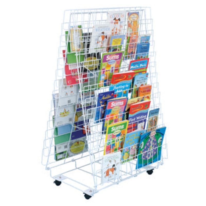 BOOK RACKS & STANDS, Double Sided Mobile Stand, Age 3+, Each