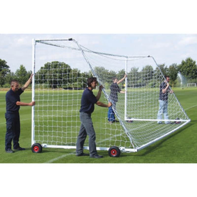 STEEL PORTABLE GOALS PACKAGES, Goals, 11 v 11, 21′ x 7′, Junior, Pair