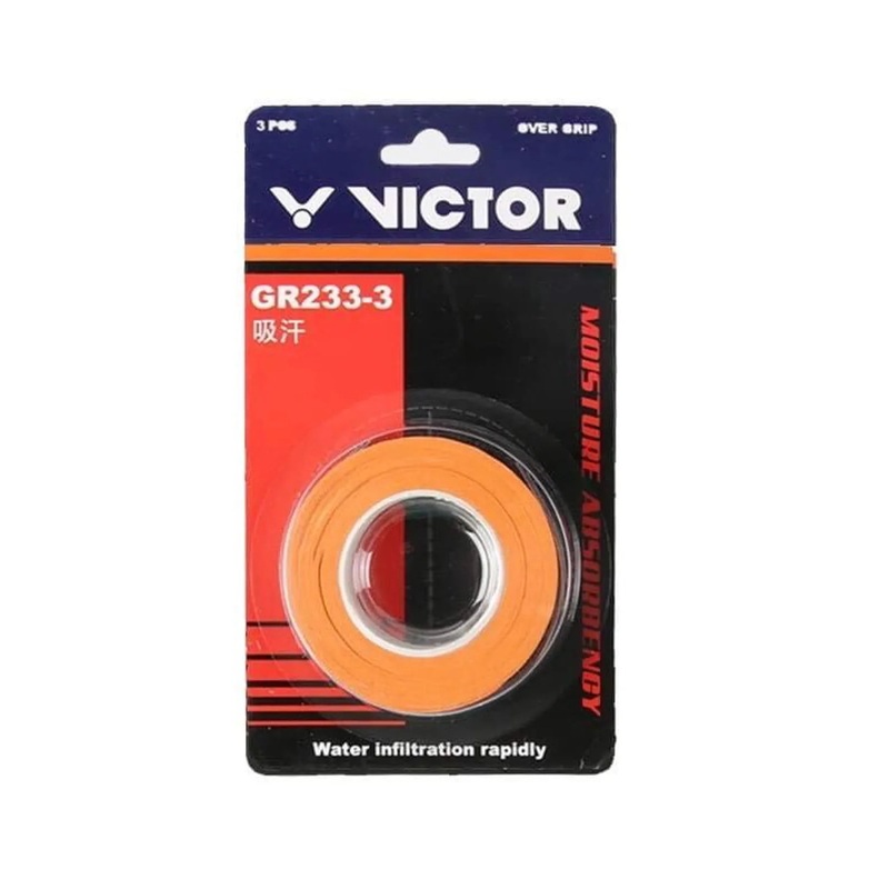 Victor Grip GR233-3|Orange|Pastel Green|Blue|White|Deep Pink|Yellow|Black|Apple Green|Red