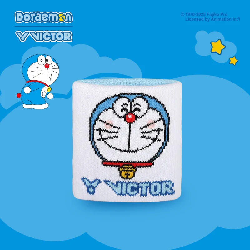 Victor X Doraemon Wristband SP507DRM White/ Blue